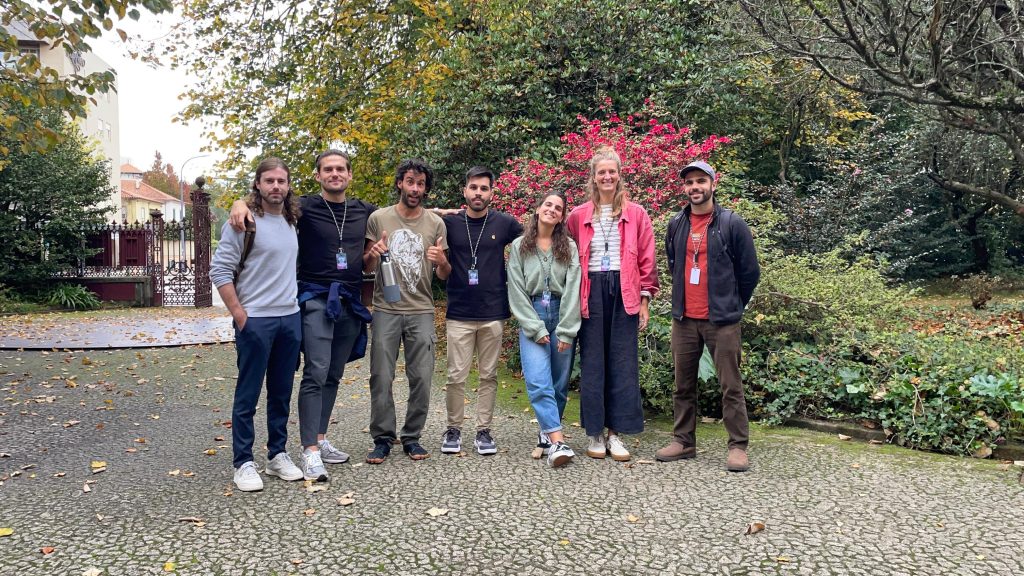 european young rewilders at the protuguese national rewilding symposium