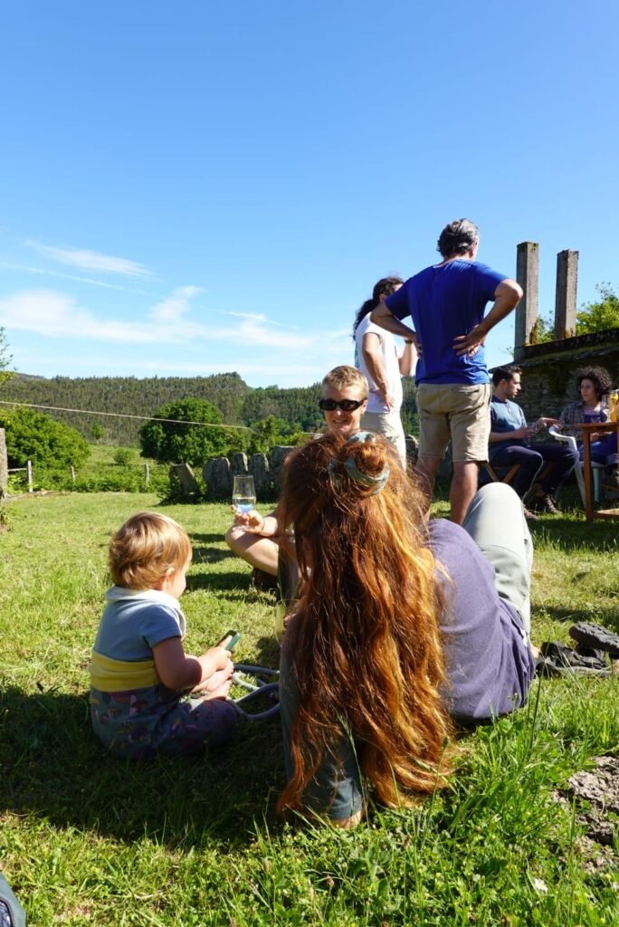 chilling in the gras