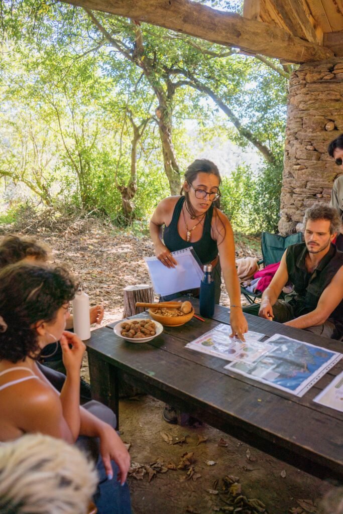 Elena hosting our rewilding workshop